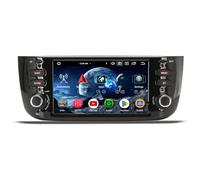 Erisin 8-Core 4GB+64GB Android 14 Autoradio Bluetooth GPS Navigatore per Fiat Grande Punto Fiat Linea Supporto CarPlay Senza fili Android Auto WiFi 4G DSP DAB+ USB FM OBD2 Canbus Schermo per Auto