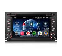 Erisin 8-Core 4GB+64GB Android 14 Autoradio Bluetooth GPS Navigatore per Seat Leon 2013-2018 7 pollici Schermo tattile IPS Supporto CarPlay senza fili Android Auto WiFi 4G DSP DAB+ USB CD DVD OBD2 FM