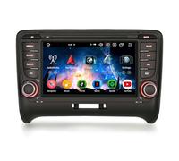 Erisin 8-Core 4GB+64GB Android 14 Autoradio GPS Navigatore per Audi TT MK2 7 pollici Schermo tattile Supporto CarPlay Senza fili Android Auto Bluetooth 5.0 WiFi 4G DSP DAB+ USB FM RDS OBD2 Canbus