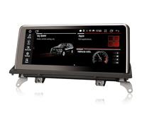 Erisin 8-Core 4GB+64GB Android 14 Autoradio GPS Navigatore per BMW X5 E70 X6 E71 CCC Sistema 10,25 pollici Schermo tattile IPS Supporta CarPlay senza fili Android Auto Bluetooth WiFi USB iDrive DAB+