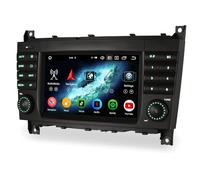 Erisin 8-Core 4GB+64GB Android 14 Autoradio GPS Navigatore per Mercedes Benz Classe C W203 Classe CLC Classe G W463, 7" IPS Schermo tattile CarPlay Android Auto WiFi DSP Bluetooth DAB+ USB FM OBD DTV