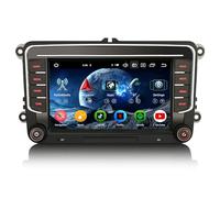 Erisin 8-Core 4GB+64GB Android 14 Autoradio GPS Navigatore per VW Golf 5 Golf 6 Passat Polo 6r Tiguan Touran Caddy Jetta T5 Seat Skoda Bluetooth 5.0 CarPlay Android Auto DAB+WiFi DSP FM RDS Canbus OPS