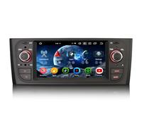 Erisin 8-Core 4GB+64GB Android 16 Autoradio Bluetooth 1 Din GPS Navigatore per Fiat Grande Punto Linea Supporto CarPlay Android Auto WiFi 4G DSP DAB+ USB FM RDS OBD2 TPMS DVB-T2 IPS Schermo Canbus