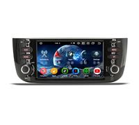 Erisin 8-Core 4GB+64GB Android 16 Autoradio Bluetooth GPS Navigatore per Fiat Grande Punto Fiat Linea Supporto CarPlay Senza fili Android Auto WiFi 4G DSP DAB+ USB FM OBD2 Canbus Schermo per Auto