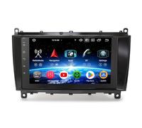 Erisin 8-Core 4GB+64GB Android 16 Autoradio Bluetooth GPS Navigatore per Mercedes CLK W209 C209 A209, 8 pollici Schermo IPS con CarPlay senza fili Android Auto WiFi 4G DSP USB DAB+ RDS TPMS Canbus