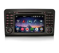 Erisin 8-Core 4GB+64GB Android 16 Autoradio GPS Navigatore per Mercedes Benz Classe ML W164 L X164 7 Pollici Schermo IPS Supporto Bluetooth CarPlay Android Auto WiFi 4G DSP USB DAB+ OBD2 DVD