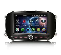 Erisin 8-Core 4GB RAM 64GB ROM Android 14 Autoradio Bluetooth 2 Din GPS Navigatore per Fiat 500X (2014-2020), 7 pollici Schermo Tattile Supporto CarPlay Android Auto WiFi DSP DAB+ USB RDS OBD2 Canbus