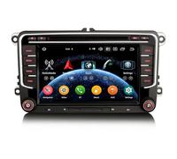 erisin 8-Core Android 14 Autoradio GPS Navigatore per VW Polo Golf 5/6 Tiguan Passat B6 Touran Tiguan T5 Seat Skoda DAB CarPlay Wifi Bluetooth 5.0 DSP Canbus SWC RDS 4GB+64GB