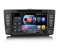 Erisin 8-Core Android 14 Bluetooth 5.0 2DIN DVD Autoradio per Skoda Superb Octavia Yeti Rapid 8 pollici Schermo Tattile Supporta GPS Navigatore CarPlay Android Auto DAB+ WiFi OBD2 4GB RAM+64GB ROM