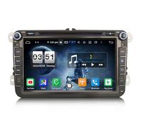 Erisin 8 Nucleo 8 Pollici Android 14 2 Din DVD Autoradio con GPS per VW Passat Polo Golf 5 Golf 6 Caddy T5 Touran Seat Skoda Navigator OPS CarPlay DSP WiFi Bluetooth DAB+ OBD2 TPMS 4GB RAM+64GB ROM