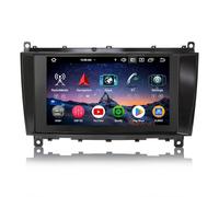 Erisin 8 pollici 8-Core 4GB+64GB Android 16 Autoradio Bluetooth GPS Navigatore per Mercedes CLK W209 C209 A209 Schermo IPS Wireless Carplay Android Auto DAB+ WiFi 4G DSP USB RDS FM TPMS OBD2 Canbus