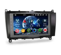 Erisin 8 pollici Autoradio Android 16 GPS Navigatore per Mercedes CLK W209 C209 A209 Bluetooth CarPlay Android Auto DSP WiFi 4G DAB+ RDS Schermo IPS Stereo Canbus Comandi al volante 8-Core 4GB+64GB