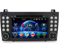 Erisin 8GB+128GB Android 16 Autoradio DVD per Mercedes Classe SLK R171 W171 | 8-Core 7" IPS Touchscreen 2Din Car Radio con Bluetooth DAB+ Wireless CarPlay Android Auto GPS Navigatore WiFi 4G Canbus DSP