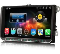 Erisin 9" 8-Core 4GB+64GB Android 14 Autoradio Bluetooth per VW Polo Passat Golf Mk5 6 Touran Leon Skoda Seat Tiguan Jetta T5 GPS Navigatore Supporta Wiresless CarPlay Android Auto WiFi 4G DSP RDS FM