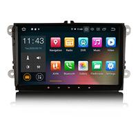 Erisin 9 pollici Android 10 Autoradio Navigatore GPS per VW Passat Golf 5/6 per Touran per Skoda Seat Tiguan Jetta T5 Supporto CarPlay Android Auto DVD 4G WiFi Mirror Link A2DP Bluetooth OBD2