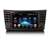 Erisin Android 14 8-Core 4GB+64GB DVD Autoradio Bluetooth per Mercedes-Benz Classe E/CLS W211 W219 7" GPS Navigatore IPS Schermo tattile Supporti Wireless CarPlay Android Auto WiFi DSP CANbus OBD2