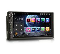 Erisin Android 14 8-Core 4GB RAM+64GB ROM Stereo Con Touch Screen Capacitivo da 7" Doppio DIN Autoradio Lettore speciale per Nissan Supporto Navigatore GPS CarPlay Android Auto DAB+ BT DSP WiFi
