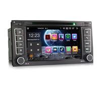 Erisin Android 14 8-Core 7 Pollici Autoradio 2 Din Lettore DVD speciale per VW Touareg T5 Multivan Supporto Navigatore GPS Wireless CarPlay Android Auto DAB+ Bluetooth 5.0 DSP WiFi 4GB RAM+64GB ROM