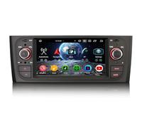 Erisin Android 16 4GB+64GB Autoradio Bluetooth per Fiat Grande Punto Linea | 8-Core 6.1 pollici IPS Schermo tattile Supporto GPS Navigatore Senza fili CarPlay Android Auto WiFi DAB+ DSP Canbus OBD2
