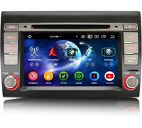 Erisin Android 16 8-Core 4GB+64GB Autoradio GPS Navigatore per FIAT BRAVO 7 pollici Lettore DVD IPS Schermo tattile Supporti Bluetooth 5.0 Senza fili CarPlay Android Auto WiFi DSP RDS CANbus USB Radio