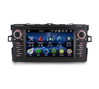 Erisin Android 16 Autoradio per Toyota Auris 2007-2012 Bluetooth CarPlay CD | 7 pollici Stereo con Schermo GPS Navigator Wireless CarPlay Android Auto WiFi 4G DSP DAB+ RDS USB DVD Player 8-Core 4GB+64GB