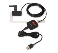 Erisin DAB+ Antenna Digitale Amplificata con Ricevitore MCX, Sintonizzatore FM, Adattatore USB per Android Autoradio