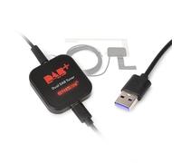 erisin DAB+ Ricevitore con Doppio Sintonizzatore, DAB Plus Radio Box con 3M MCX Amplificata Antenna per Android 9.0/10.0/11.0/12.0/13.0/14.0 Autoradio Porta USB
