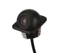 Erisin Mini Telecamera Posteriore Frontale AHD 720P-25FPS/CVBS Telecamera posteriore impermeabile per auto Fisheye 150° Linee di assistenza al parcheggio 2-IN-1 AHD/CVBS, Scala di distanza, ES683