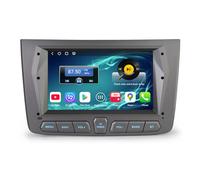 Erisin Qualcomm 8-Core Android 14 4GB+64GB Autoradio GPS Navigatore per Alfa Romeo Mito 2008-2019 7" Schermo Tattile IPS Supporta Bluetooth 5.1 Wireless CarPlay Android Auto WiFi 4G DSP FM CANbus