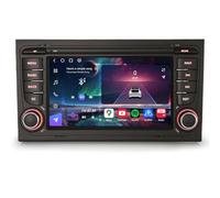 Erisin Qualcomm 8-Core Android 14 8GB+128GB Autoradio GPS Navigatore per AUDI A4 S4 RS4 8E 8F B9 B7 RNS-E Seat Exeo, 7" IPS Supporti Bluetooth 5.1 Senza fili CarPlay Android Auto WiFi 4G DSP FM CANbus