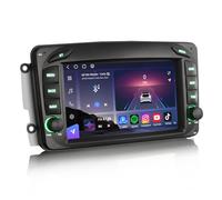 Erisin Qualcomm 8-Core Android 14 8GB+128GB Autoradio GPS Navigatore per Mercedes Classe A/C/G/CLK W209 W203 W463 W168 Viano Vito 7" Supporti Bluetooth 5.1 CarPlay Android Auto WiFi 4G DSP USB CANbus