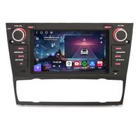 Erisin Qualcomm 8GB+128GB 8-Core Android 14 Autoradio GPS Navigatore per BMW Serie 3 E90 E91 E92 E93 M3 7" IPS Schermo tattile Supporti Bluetooth 5.1 CarPlay Android Auto WiFi 4G DSP FM Radio CANbus
