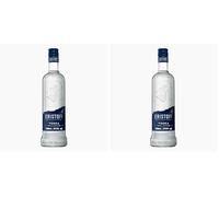 ERISTOFF Vodka Premium, 37,5% Vol, 70cL / 700mL, Filtrata a Carbone, a Tripla Distillazione (Confezione da 2)