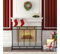 erkebspm Schermi per Camino Schermo per Camino in Ferro battuto Pannello Singolo Recinzione per Camino Schermo parascintille Schermo per Camino Schermi per Camino Piatti Decorativi