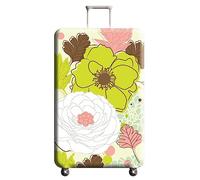 ERKIES Flamingos Luggage Cover 3D con stampa elastica per bagagli da 19 a 30 pollici, 02, s, fenicotteri