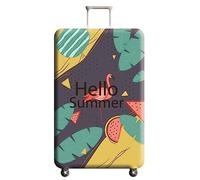 ERKIES Flamingos Luggage Cover 3D con stampa elastica per bagagli da 19 a 30 pollici, 05., xl, fenicotteri