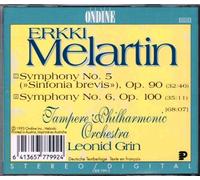 ERKKI MELARTIN Symphonies 5 & 6 (CD)