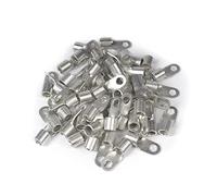 ERKO 50 pezzi capicorda ad occhiello non isolati professionali per vite M8 e cavo di sezione 25 mm2 realizzati secondo la norma DIN 46234.