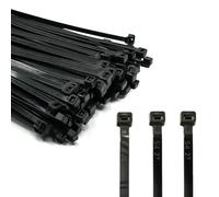 ERKO Fascetta Cablaggio 100x2,5mm, 100 pz, Nero