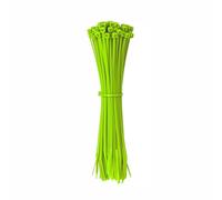 ERKO Fascette plastica verde chiaro verde lime 200 x 3,6 mm 100 pezzi, per etichettatura, giardinaggio, decorazione, corte