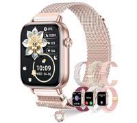 Erkwei Orologio Smartwatch Donna con 7 Cinturini Effettua/Risposta Chiamate 1,83" Orologio Donna Contapassi Frequenza Cardiaca Sonno 110+ Sportive Smart Watch per Android/iOS