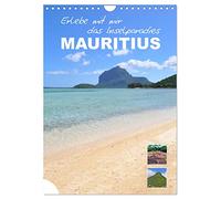 Erlebe mit mir das Inselparadies Mauritius (Wandkalender 2026 DIN A4 hoch), CALVENDO Monatskalender: Die tropische Insel im Osten Afrikas