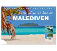 Erlebe mit mir die Ruhe der Malediven (Tischkalender 2026 DIN A5 quer), CALVENDO Monatskalender: Eine Inselwelt zum verlieben.