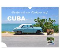 Erlebe mit mir Oldtimer auf Cuba (Wandkalender 2026 DIN A4 quer), CALVENDO Monatskalender: Cuba ist ein Land voller schöner alter Autos.