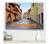 Erlebe mit mir Rothenburg ob der Tauber (hochwertiger Premium Wandkalender 2026 DIN A2 quer), Kunstdruck in Hochglanz: Eine bezaubernde Stadt, die für ihre mittelalterliche Architektur bekannt ist.