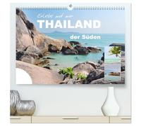 Erlebe mit mir Thailand der Süden (hochwertiger Premium Wandkalender 2026 DIN A2 quer), Kunstdruck in Hochglanz: Der Süden Thailands ist für seine wunderschönen Strände bekannt.
