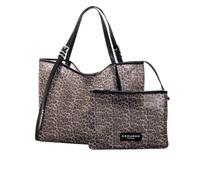 ERMANNO FIRENZE Borsa grande Aisha Leo Leopard