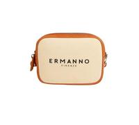 ERMANNO FIRENZE Camera Bag Anita Canvas Tan