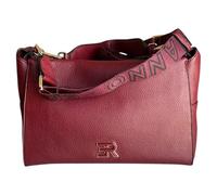 Ermanno Firenze Large Hobo Victoria in ecopelle bordò con chiusura a cerniera. Completa di tracolla in dotazione. Misure 31x24 cm.
