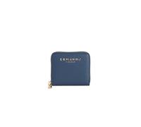 ERMANNO FIRENZE Small Zip Wallet EBA SS26 Petrol
